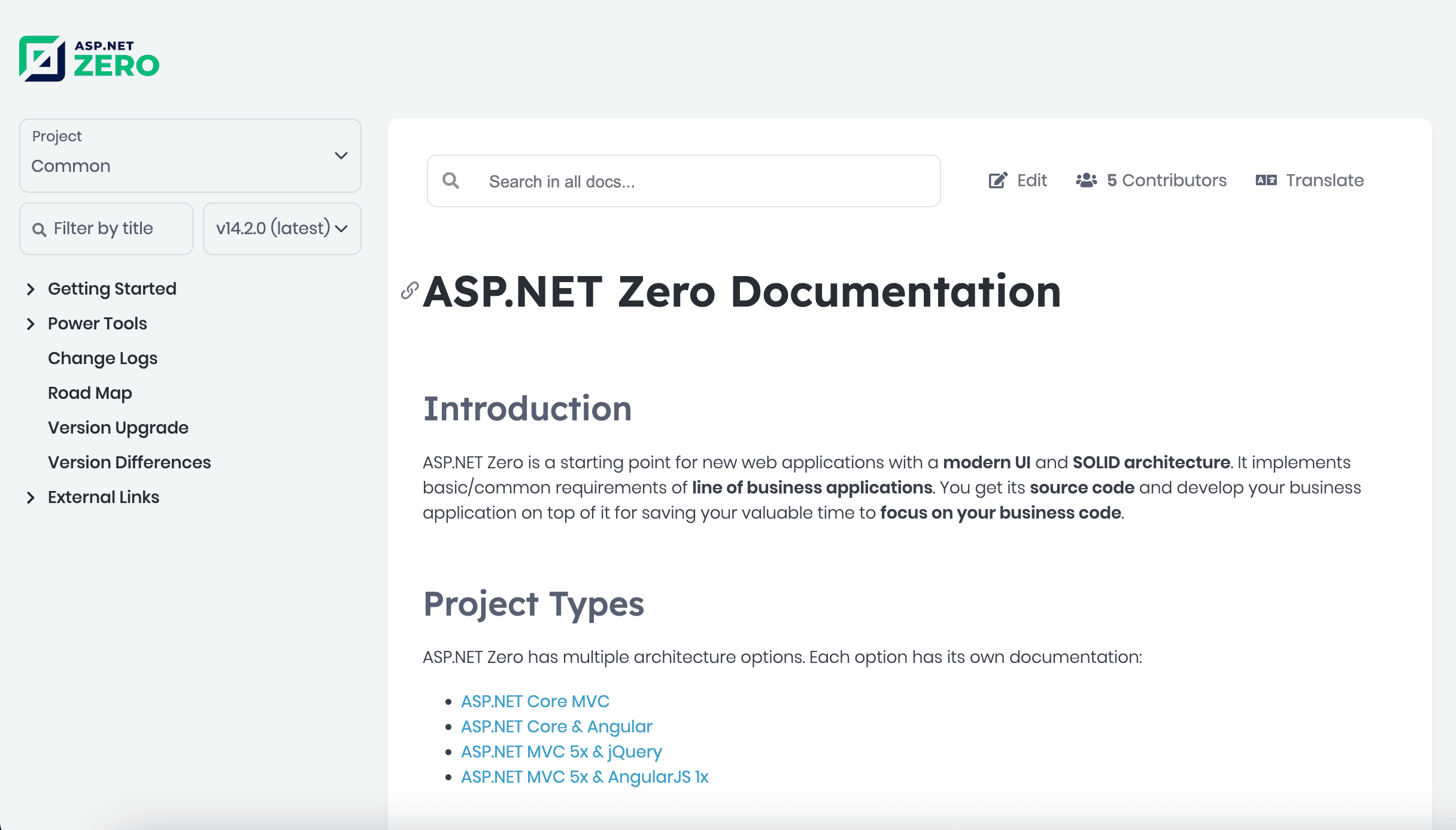 ASP.NET Zero - Open Source Countribution